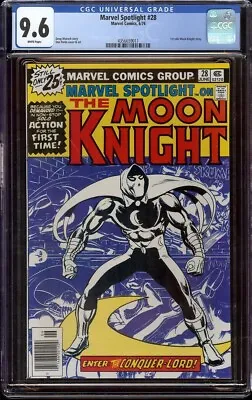 Buy Marvel Spotlight # 28 CGC 9.6 White (Marvel, 1976) 1st Solo Moon Knight Story • 558.43£