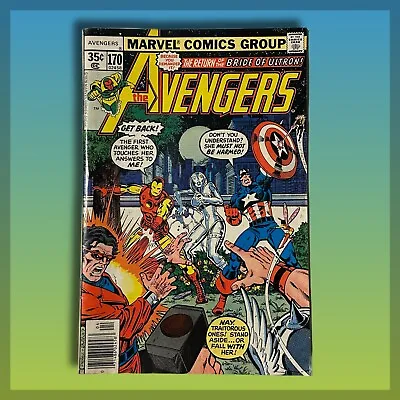 Buy Avengers 170 (APR 1978) Marvel Comics Captain America Vision Iron Man Hawkeye  • 7.91£