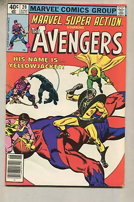 Buy Marvel Super Action: The Avengers #20 VF His Name Is Yellowjacket  Marvel D6 • 2.39£