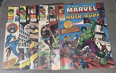 Buy 6 X 1978 Mighty World Marvel Comics“Incredible Hulk & Fury”#290~91~92~94~97~#300 • 24£