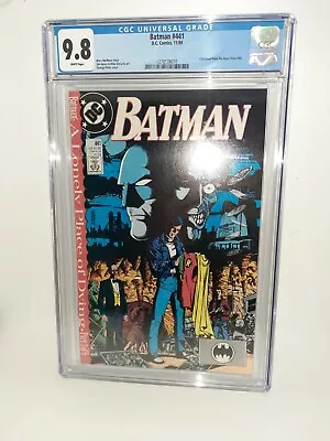 Buy DC Batman #441 Cgc 9.8 White Pages 1989 FREE SHIPPING Nightwing • 79.05£
