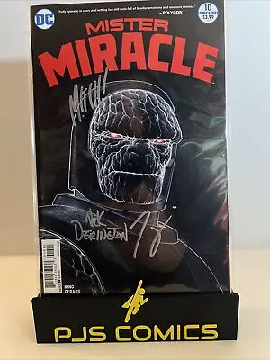 Buy Mister Miracle # 10 Darkseid Cover Signed Mitch Gerads Tom King & Derington • 31.62£