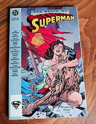 Buy The Death Of Superman (Jurgens Et Al) Graphic Sftcvr, 1993 1st Print-Like Mint! • 7.99£