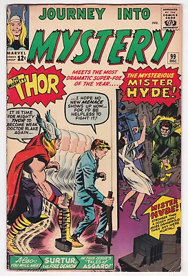 Buy Journey Into Mystery #99 Very Good Plus 4.5 Thor First Appearance Of Mr Hyde • 75.46£