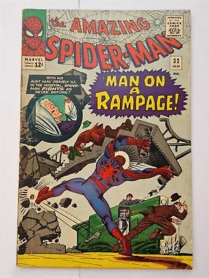 Buy Amazing Spider-man #32 Vg (4.0) January 1966 Marvel Comics ** • 129.99£