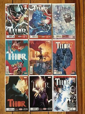 Buy Thor 2014 #1 2 3 4 5 6 7 8 + Annual #1A Complete 4th Series (Jane Foster) NEW • 63.32£