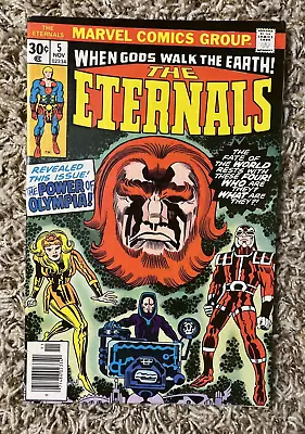 Buy Eternals #5 * FN- 1st App Domo, Thena & Zura * Jack Kirby 1976 Vol 1 • 4.72£