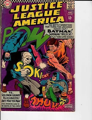 Buy DC Comics Justice League Of America #45 June 1966 VG- 3.5 • 7.85£