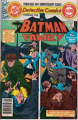 Buy Detective Comics #483, DC Comics 1979 FN/VF 7.0 Crime Alley Issue. 68 Pages • 15.83£