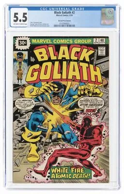 Buy Black Goliath #2 (Marvel, 1976) CGC 5.5 PRICE VARIANT • 78.84£