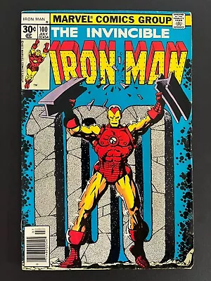 Buy Iron Man #100 (Marvel Comics, 1977, KEY - Anniversary Issue) COMBINE SHIPPING • 21.68£