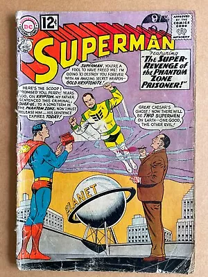Buy Superman #157. DC Comics Silver Age November 1962. Poor Condition. Reading Copy • 0.99£