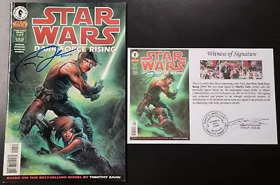 Buy Star Wars: Dark Force Rising (1997) #4 SIGNED By Timothy Zahn With Notarized WOS • 24.54£