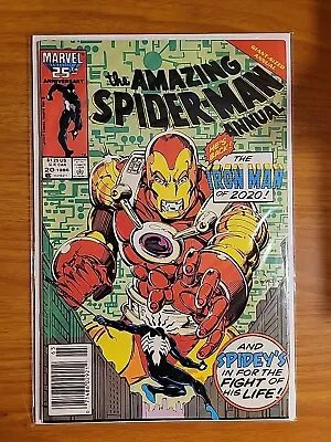 Buy VD -- AMAZING SPIDER-MAN ANNUAL # 20 (1986)  MARVEL.  1st ARNO STARK. Newsstand  • 3.99£