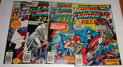 Buy Captain America & Falcon #220,221,222,225 Vf's 1978 • 24.07£