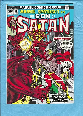 Buy Marvel Spotlight # 15 , The Son Of Satan , 1st Solo Series 6.5F+ (updated8/20/22 • 35.12£