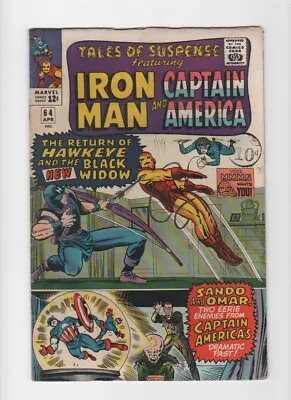 Buy Tales Of Suspense Feat. Iron & Captain America Apr 64 • 60£