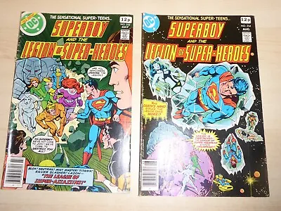 Buy 2 X SUPERBOY And The LEGION OF SUPER-HEROES #253 & 254 1979 DC Comics UK FN+ • 4.50£