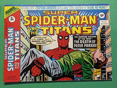 Buy Super Spider-Man Comic No 201, December 15th 1976, Marvel UK, FREE UK POSTAGE • 7.99£