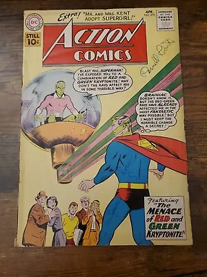 Buy DC Comics 1961 Action Comics #275 Debut OF Red/Green Kryptonite Superman Braniac • 27.98£