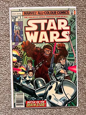 Buy Vintage Marvel Star Wars 3 1977 Comic Key Book Uk Price Variant • 6.50£