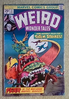 Buy Weird Wonder Tales #13 (12/75, Marvel) 4.0 VG (Jack Kirby & Steve Ditko Art) • 6.09£