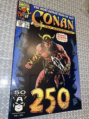 Buy Conan The Barbarian  #250 Issue 250 1991. Marvel Comics • 4.99£