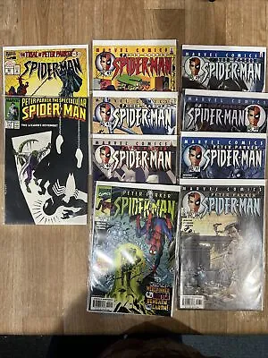 Buy Lot Of 10 Peter Parker Spectacular Spider-man 3 36-42 60 127 1987+ High Grade • 16.17£