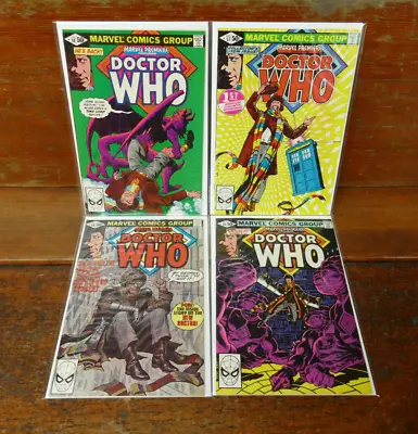 Buy Marvel Premiere #57, 58, 59, 60 - 1st Appearance Doctor Who Bronze Age Comic Lot • 32.10£