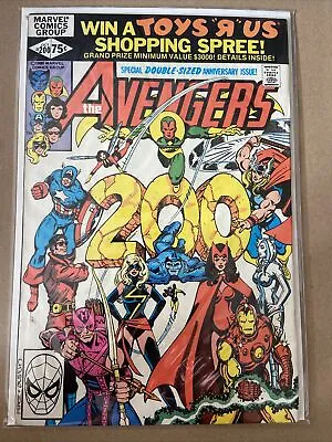Buy Marvel Comics Avengers #200 1980 Bronze Age Lovely Condition • 16.99£