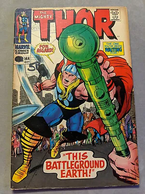 Buy The Mighty Thor #144, Marvel Comics, 1967, FREE UK POSTAGE • 18.99£