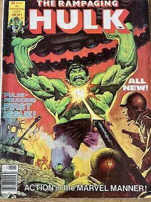 Buy RAMPAGING HULK (1977) #1 Simonson [Cover Drawing] 1: Bereet - 1x Marvel Magazine • 9.99£