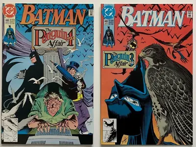 Buy Batman #448 & #449. 1st Prints (DC 1990) 2 X VF Issues • 8.99£