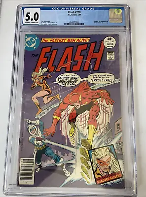 Buy The Flash #250 CGC 5.0 OW/W Pages 1977 DC Comics 1st App Golden Glider • 94.95£