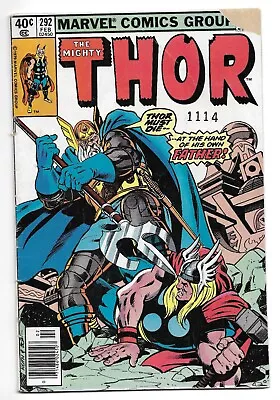 Buy The Mighty Thor #292 (Marvel Comics) Newsstand Edition *KEY ISSUE • 1.34£