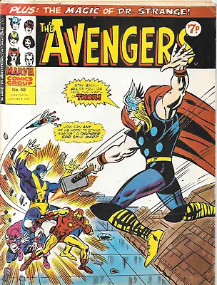 Buy Vintage Marvel Avengers Comic No 68 Jan 4th 1975 Thor Iron Man • 0.99£