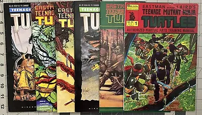 Buy Lot 6 TMNT # 55 54 45 42 31 # 1 Ninja Turtles Eastman Laird Mid Grade Books 1986 • 79.02£