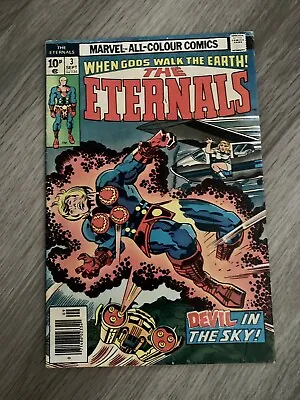 Buy The Eternals #3 1976 UK Pence - Jack Kirby Art - 1st App Sersi! - Marvel Comics • 9.95£