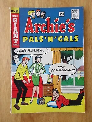 Buy ARCHIE’S PALS ’N’ GALS #31 ('64/25¢ Giant) Super Bright & Colorful! (FN++) Nice! • 14.95£