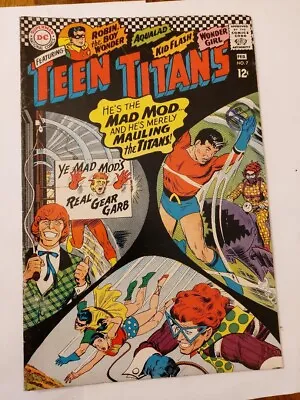 Buy TEEN TITANS # 7 First Appearance Mad ModFEB 1967 Very Fine • 39£