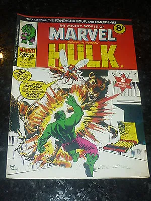 Buy Mighty World Of MARVEL Starring The INCREDIBLE HULK - No 142 - Date 21/06/1975 • 9.99£