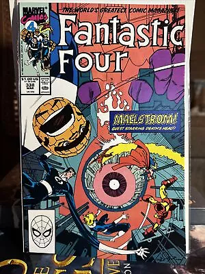 Buy FANTASTIC FOUR #338 (Marvel, March 1990) Iron Man, Thor & Death's Head Maelstrom • 7.99£