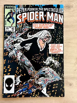 Buy Marvel Comics Peter Parker The Spectacular Spider-man #90 May 1984, Fn - 5.5 • 25£