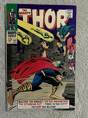 Buy MARVEL - THE MIGHTY THOR #143 (1967)  The ENCHANTRESS Appearance  • 79.94£