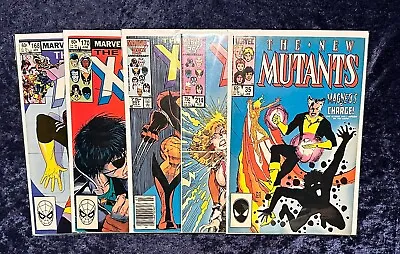 Buy X-Men - Comic Book Lot Of 5 - #168, 170, 207, 214 - New Mutants #35 -COPPER KEYS • 30.75£