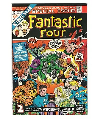 Buy Fantastic Four Annual #10 1973 Unread VF/NM Or Better! Wedding Of Sue And Reed! • 55.94£
