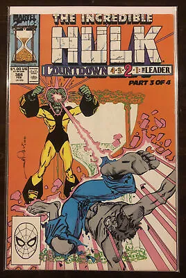 Buy Incredible Hulk #366 VF 8.0 MARVEL 1ST RIOT SQUAD COUNTDOWN 4 3 2 1 : THE LEADER • 3.16£
