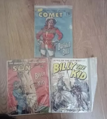 Buy Golden Age Cowboy Comics. Billy The Kid & Buffalo Bill 1954 • 5£