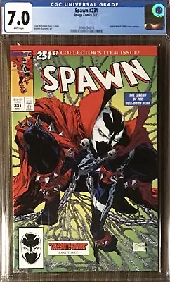 Buy SPAWN #231 Graded 7.0 WHITE PAGES   SPIDER-MAN #1 COVER HOMAGE 🤯 • 114.80£