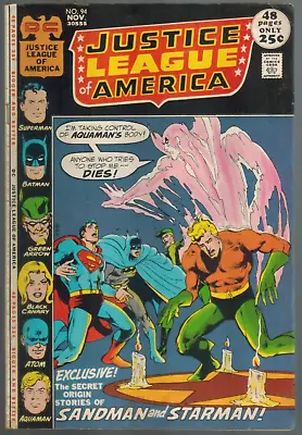 Buy Justice League Of America 94 1st Merlyn!  Neal Adams Art!  1971 VG DC Comic • 11.82£